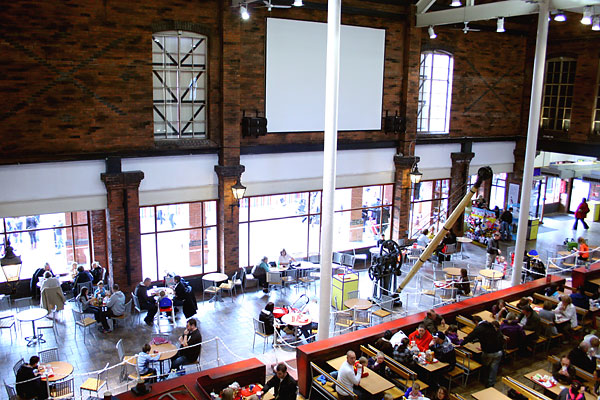 Food court Bose sound system