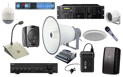 Public address equipment
